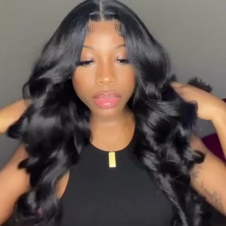 Peruvian Body Wave Virgin Hair Bundles With Lace 5x5 Closure Human Hair Unprocessed Body Wave Hair With Closure 5x5 Lace Free Part Natural Black Hair 5 Bundles In Total